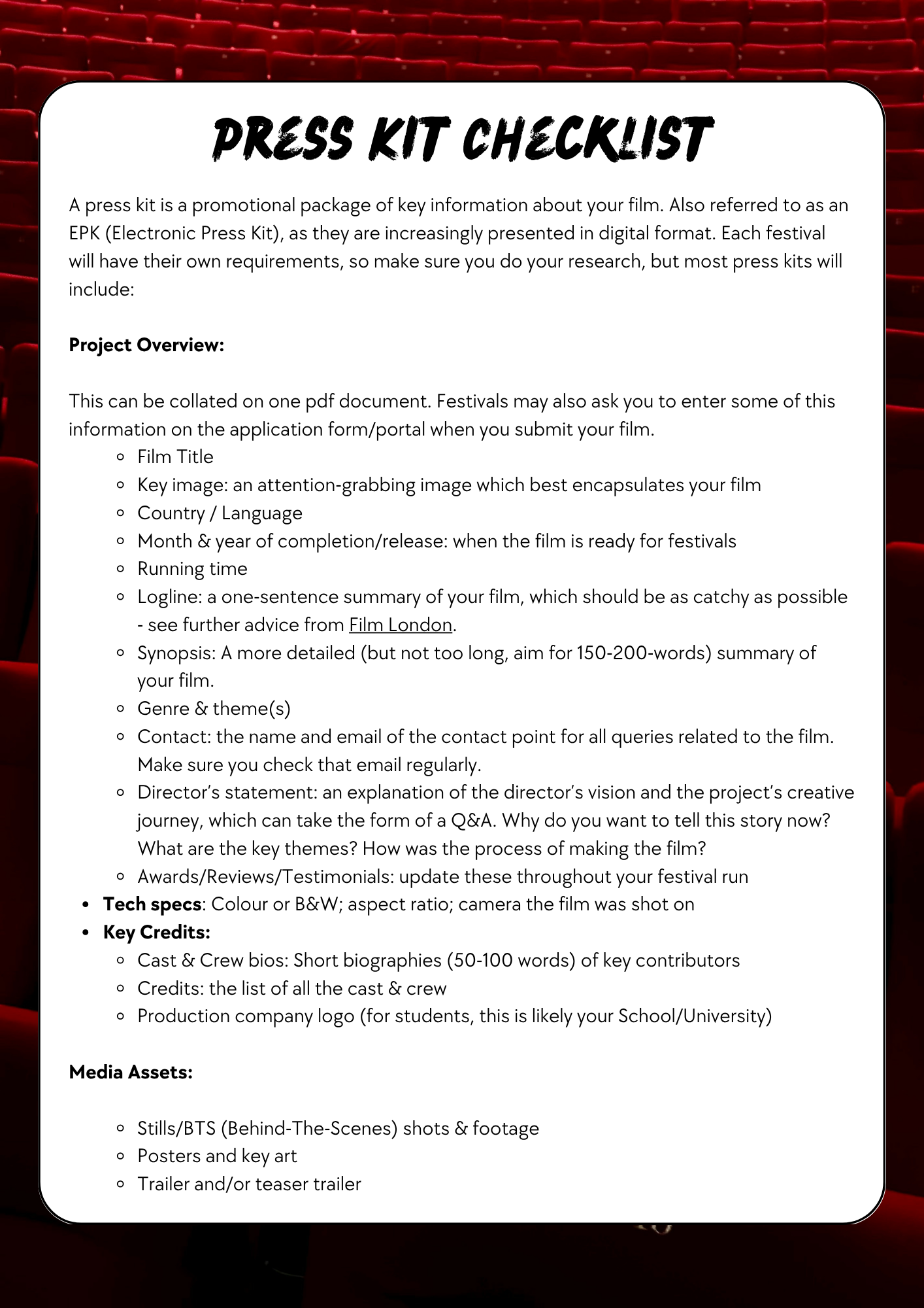 Guide to Film Festivals — page 6