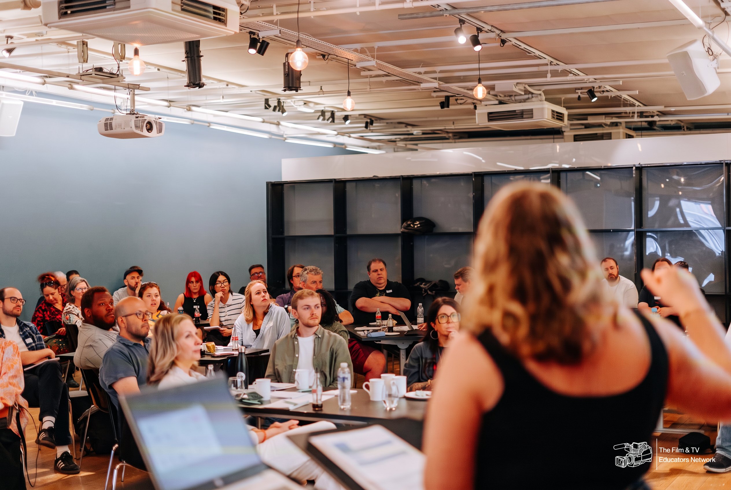 Screen educators at a Film & TV Educators Network event at BFI Southbank